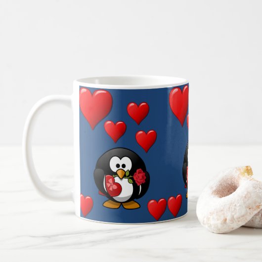 Mug de la Saint-Valentin Mugs (Avec donut)