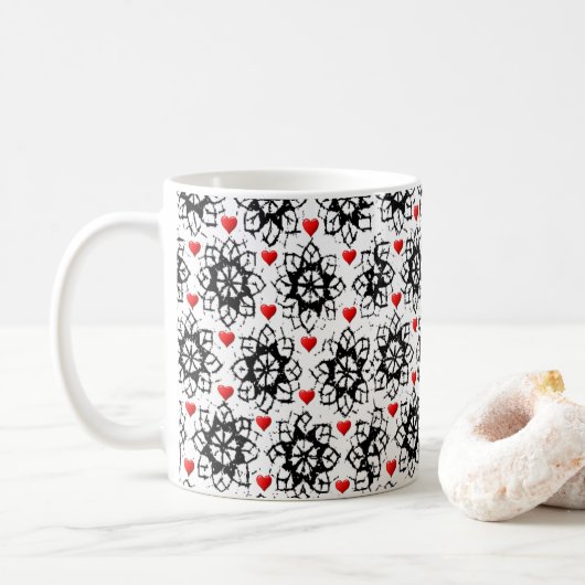 Mug de la Saint-Valentin Mugs (Avec donut)