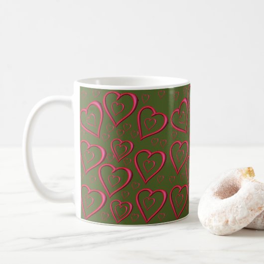 Mug de la Saint-Valentin Mugs (Avec donut)