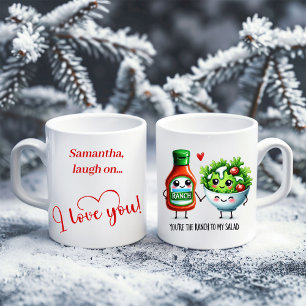 Mug de la Saint-Valentin Nourriture Drôle Amour Pe