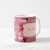 Mug de la Saint Valentin personnalisé (Devant droit)