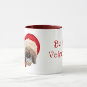Mug de la Saint-Valentin pour Pékinois (Centre)