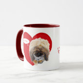 Mug de la Saint-Valentin pour Pékinois (Devant gauche)