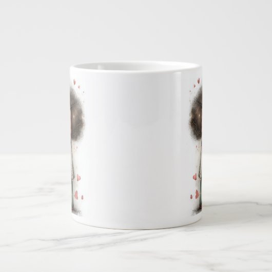 Mug de la Saint-Valentin – Premier baiser Douce Ro (Devant)
