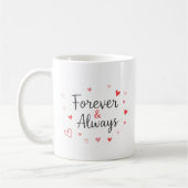 Mug de la Saint-Valentin 'Toujours et à jamais' (Gauche)