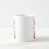 Mug de la Saint-Valentin Vache Highland Mignonne (Centre)