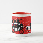 Mug de la scène de neige des années 1940 (Centre)