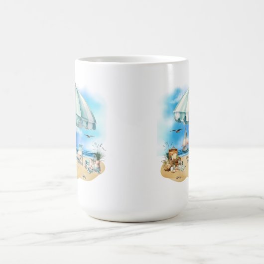 Mug de la scène de plage (Centre)