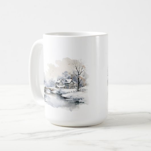 Mug de la scène d'hiver (Devant gauche)