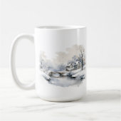 Mug de la scène d'hiver (Gauche)