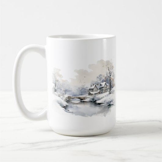 Mug de la scène d'hiver (Gauche)