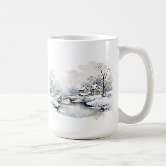 Mug de la scène d'hiver (Droite)