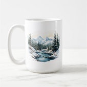 Mug de la scène d'hiver (Gauche)
