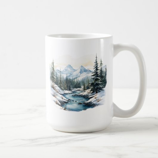 Mug de la scène d'hiver (Droite)