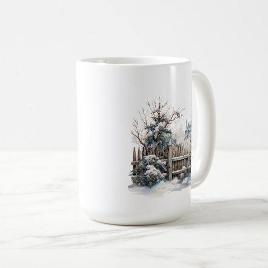 Mug de la scène d'hiver (Devant droit)