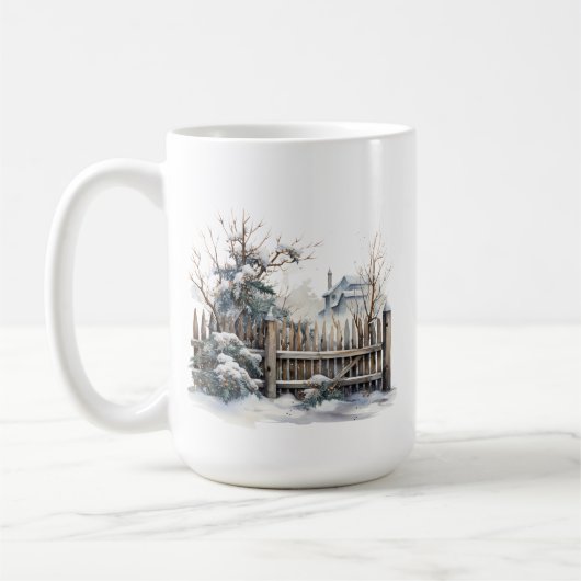 Mug de la scène d'hiver (Gauche)
