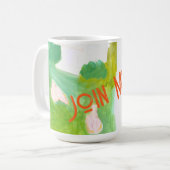 Mug de la secte des poulets (Devant gauche)