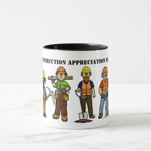 Mug de la semaine d'appréciation de la constructio (Centre)