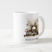 Mug de la sorcière - Crâne d’automne et bougies (Devant droit)