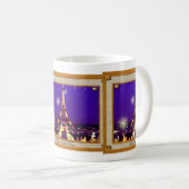 Mug de la tour Eiffel encadrée (Devant droit)