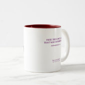 Mug de l'Académie secondaire de Sapier (Devant droit)