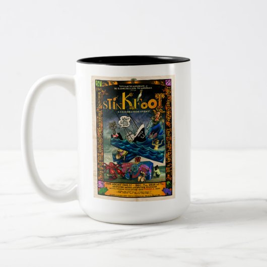 Mug de l'affiche du 40e anniversaire de Stinkfoot (Gauche)