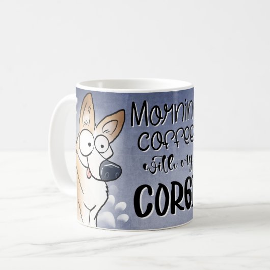 Mug de l'amant de café Corgi (Devant gauche)