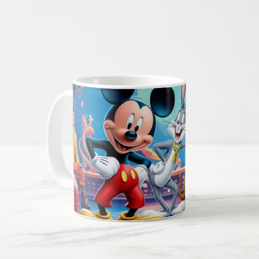 Mug de l'amitié Animée (Devant gauche)