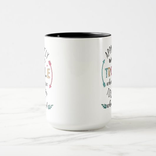 Mug De L'Amitié - Apparemment Nous Sommes Difficil (Centre)