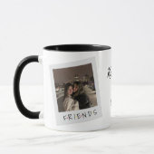 Mug de l'amitié personnalisé avec photo et noms (Gauche)