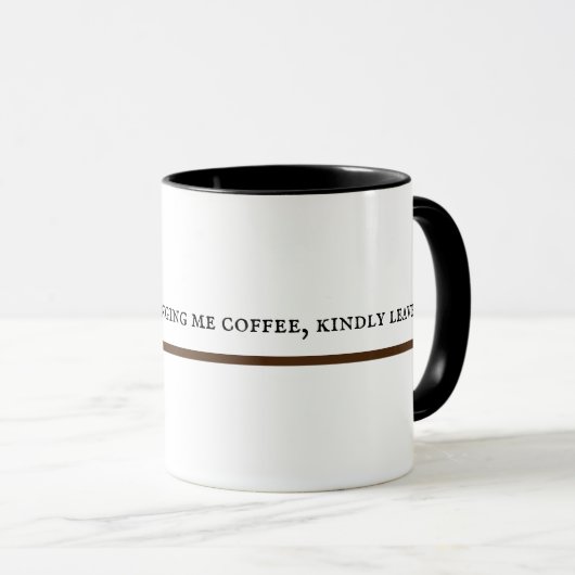 Mug de l'amour du café (Devant droit)