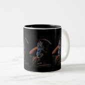 Mug de l'amoureuse des animaux de l'Orangutan (Devant droit)
