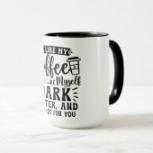 Mug de l'amoureux du café gras (Devant droit)