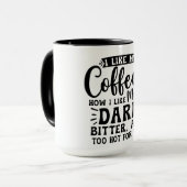 Mug de l'amoureux du café gras (Devant gauche)