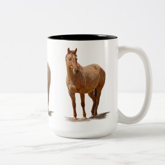 Mug de l'animalier amateur de chevaux (Droit)