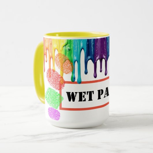 Mug de l'artiste peintre humide (Devant gauche)