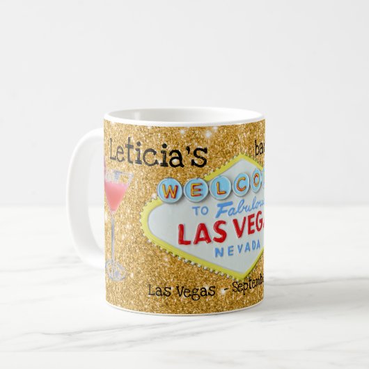 Mug de Las Vegas Bachelorette (Devant gauche)