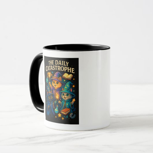 Mug de l'Assistant de chat / Catastrophe quotidien (Devant gauche)