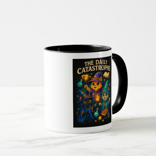 Mug de l'Assistant de chat / Catastrophe quotidien (Devant droit)