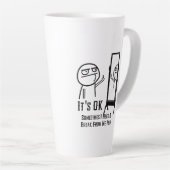 Mug de Latte Besoin d'une Pause (Angle droit)