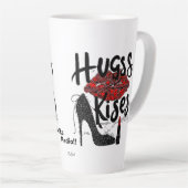 Mug de Latte Câlins & Bisous (Angle droit)