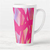Mug de latte d'art rose chaud (Droite)