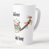Mug de latte de Noël (Angle droit)