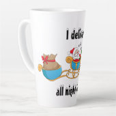 Mug de latte de Noël (Angle gauche)