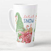mug de latte de style Noël (Angle gauche)