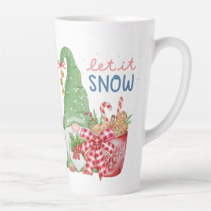 mug de latte de style Noël