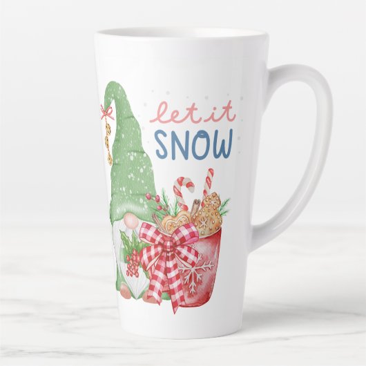 mug de latte de style Noël (Droite)