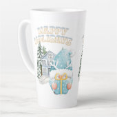mug de latte de style Noël (Angle gauche)