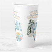 mug de latte de style Noël (Devant)