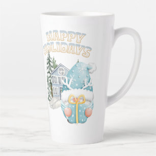 mug de latte de style Noël